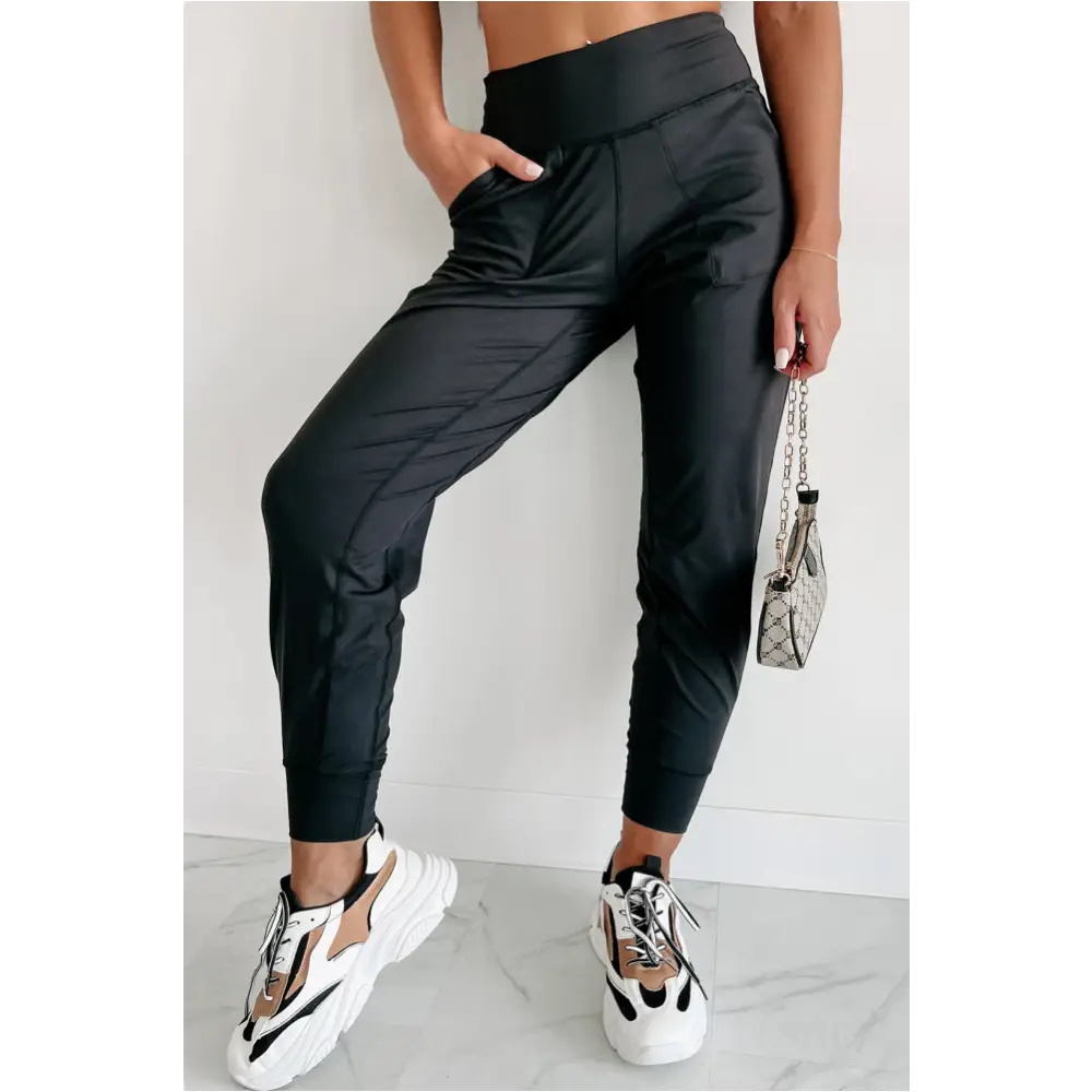 Pantalon de jogging poches et coutures apparentes-0