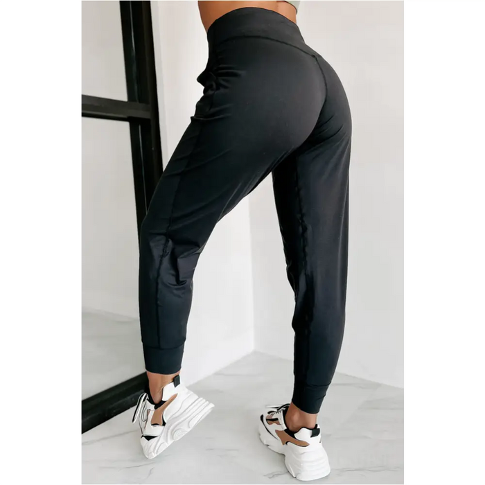 Pantalon de jogging poches et coutures apparentes-1