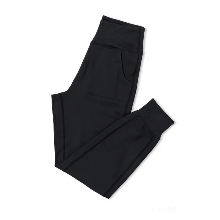 Pantalon de jogging poches et coutures apparentes-17