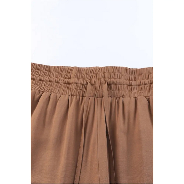 Pantalon décontracté marron-9