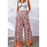 Pantalon floral rouge -3