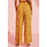 Pantalon Jaune imprimé floral bohème -1