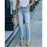 Pantalon Skinny en Denim Bleu Clair - Jean / Pantalons Femme