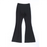 Pantalon taille haute à ourlet fendu-6