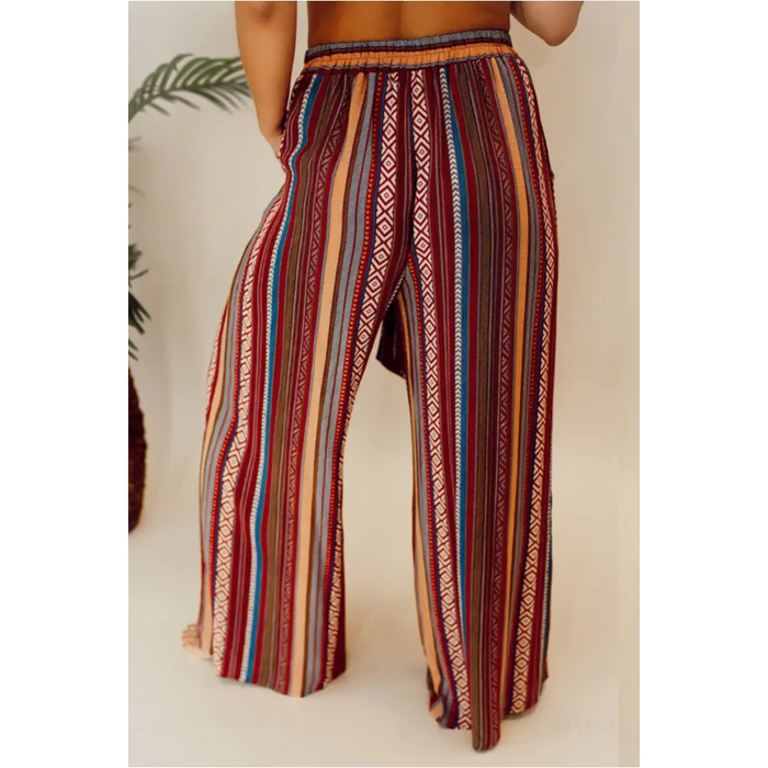 Pantalon taille nouée-6