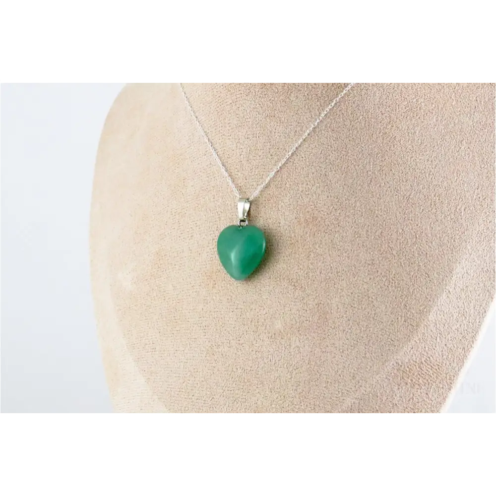 Pendentif | Coeur en Aventurine verte-0