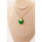 PERSONNALISÉ | Pendentif Donut en Jade + Charm Astro-5