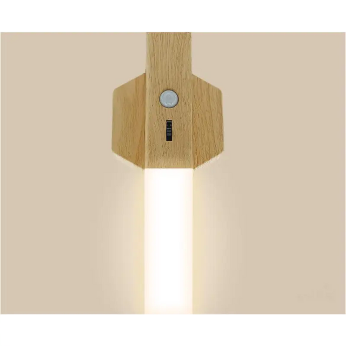 Petite lampe de nuit en bois - 1W / Beige - Lampe