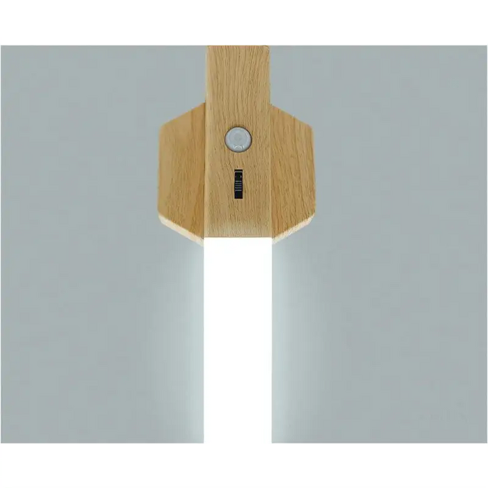 Petite lampe de nuit en bois - 1W / Blanche - Lampe