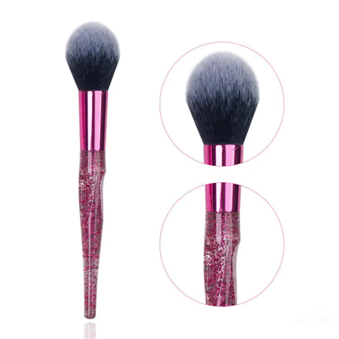 Pinceaux à Maquillage - Rose / 10pcs - Pinceaux