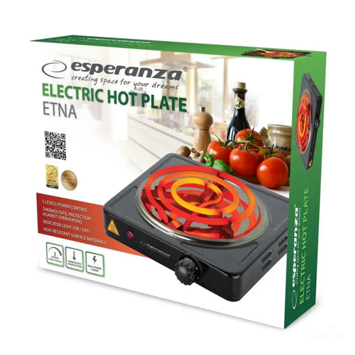 Plaque de cuisson Esperanza EKH012K 1000 W-1