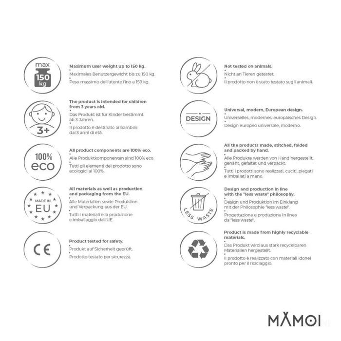 MAMOI® Prises escalade enfant | Prise d escalade 4 pièces | Prise d'escalade enfant | Prise escalade enfant exterieur | Mur escalade enfant | Mur d escalade | Fabriqué dans l’UE-3