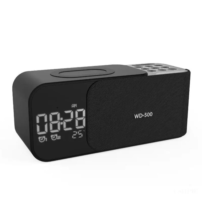 Réveil Led sans fil Radio Fm - Black / USB - Néon - LED