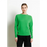 RIA 2 Pull col rond oversize en cachemire vert pomme-0