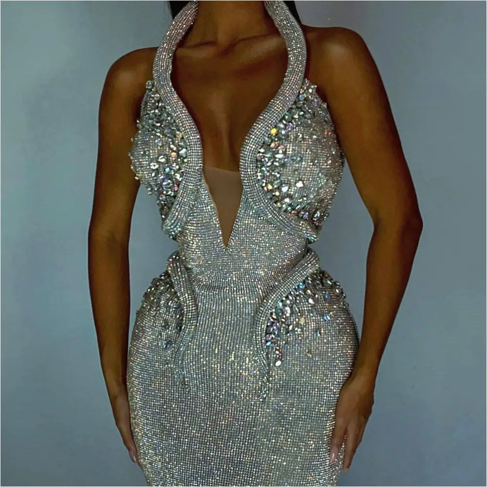 Robe de soirée sexy à paillettes - Robe de soirée