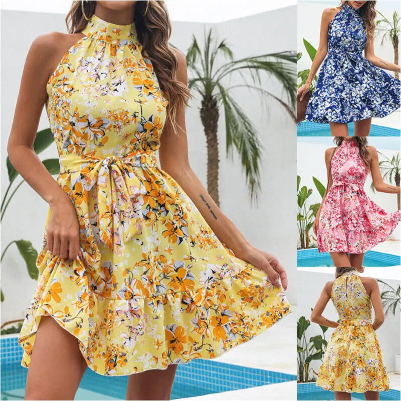 Robe d’été Florale Volantée - Robe été