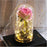 Rose Immortelle: Couvercle en Verre Lumineux LED - B