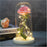 Rose Immortelle: Couvercle en Verre Lumineux LED - I