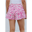 Rose Leopard Print Flutter Casual Shorts-6