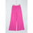 Rose - Pantalon large à taille élastique et poches-13