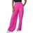 Rose - Pantalon large à taille élastique et poches-21