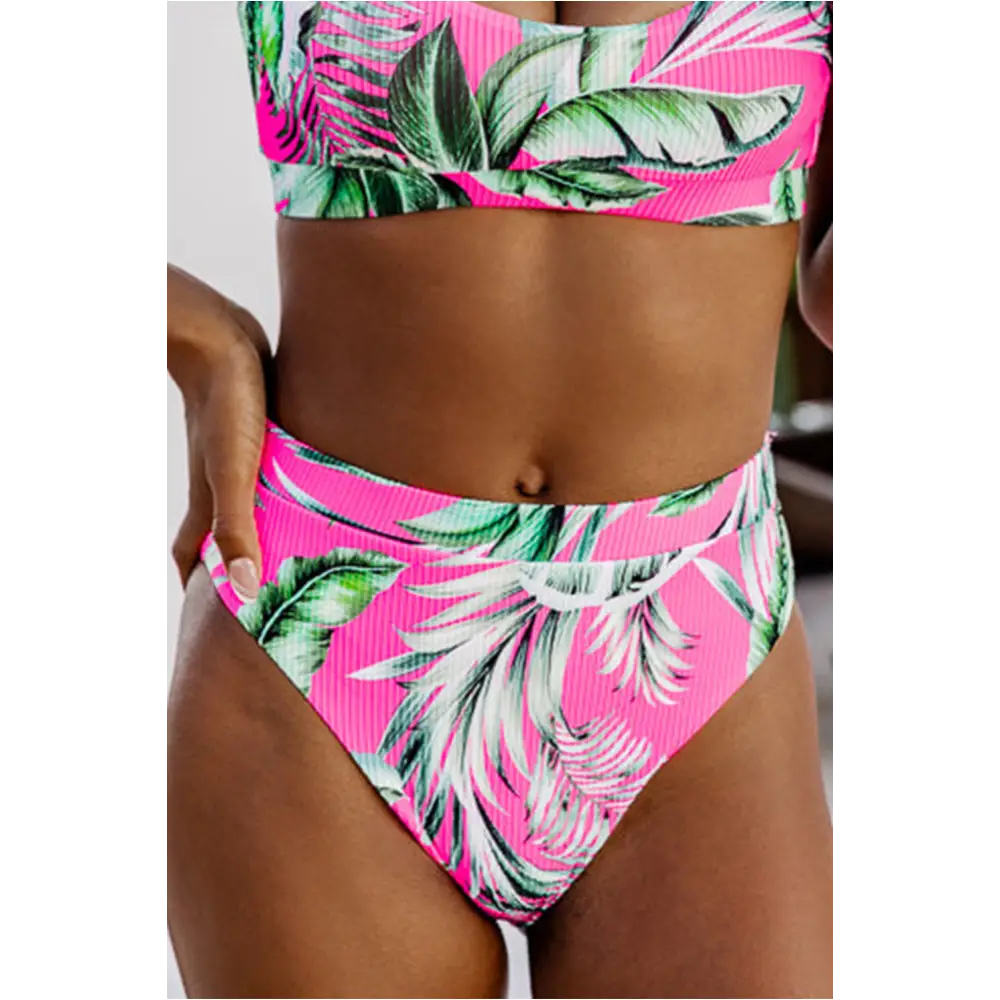 Rose Tropical Bikini -0