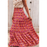 Rose Vintage Boho Floral Print Tiered Maxi Skirt-0