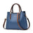 Sac à main de grande taille pour femme - Bleu foncé