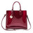 Sac En Cuir Verni - Rouge - Sacs de jour