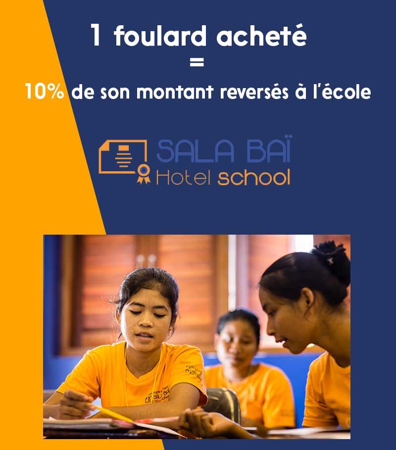 5 euros reversés à l'école Sala Baï