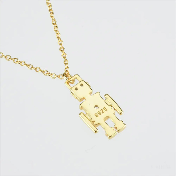 Sam - Collier pendentif robot -7