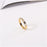 Samoa - Dainty Baguette Crystal Gold Band-2