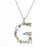 Sandy - Colliers à pendentifs avec lettres initiales A-Z-43