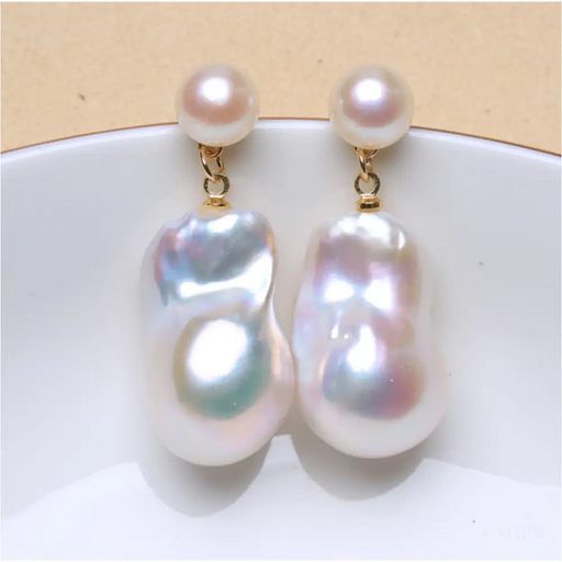 Sascha - Pearl Dangle Earrings-0