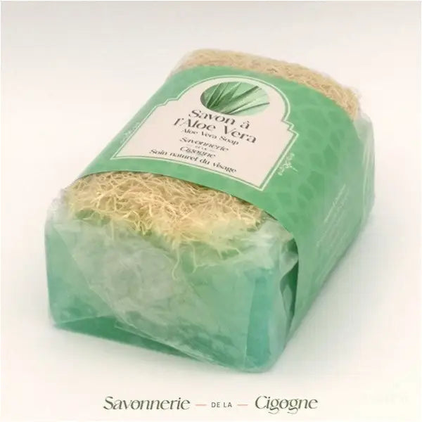 Savon à l'Aloe Vera avec Loofah 130g-2