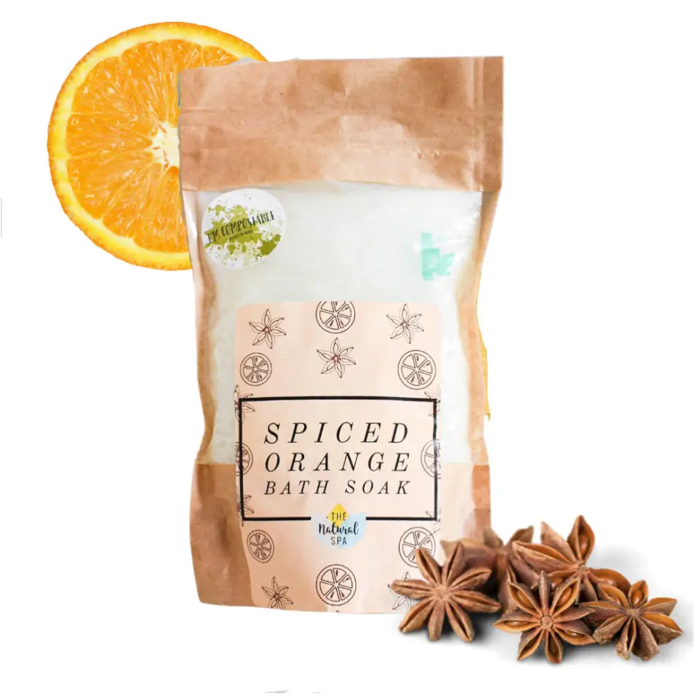 Sels de Bain Orange Épicée 225g - Sachet Compostable-0