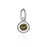 Shauna - Round Capsule Birthstone Charm-20