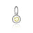 Shauna - Round Capsule Birthstone Charm-18