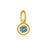 Shauna - Round Capsule Birthstone Charm-7