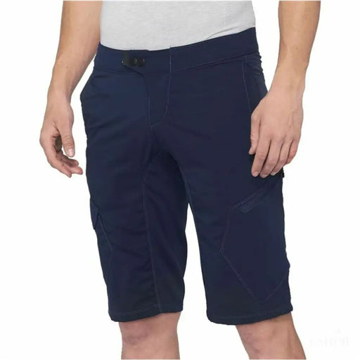 Short de Sport pour Homme 100 % Ridecamp Blue marine-0