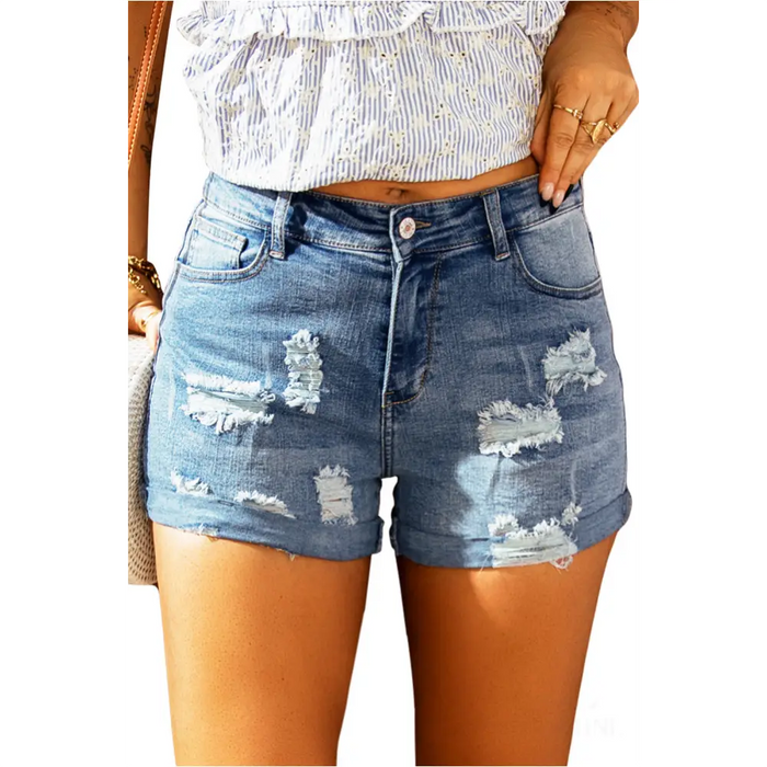 Short en jean vintage -13