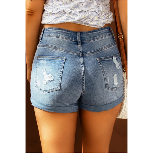 Short en jean vintage -1