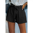 Short en tricot de coton noir-2