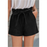 Short en tricot de coton noir-4