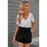 Short en tricot de coton noir-7