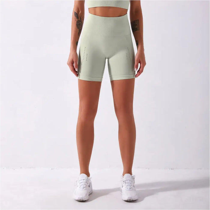 Shorts de fitness de yoga sans couture pour femmes - Light