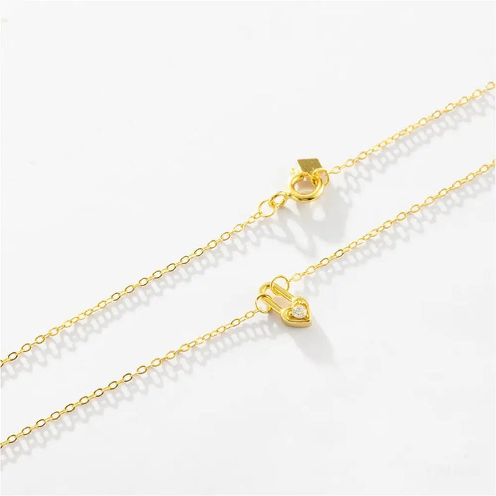 Shura - Collier avec médaillon en forme de coeur-3