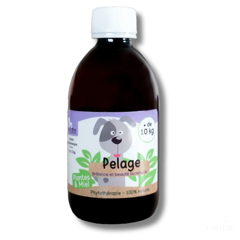 Sirop Naturel Pelage 300mL - Chiens + 10KG-0