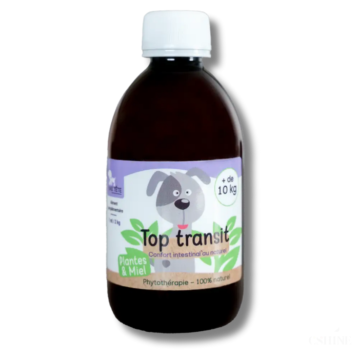 Sirop Naturel Top Transit 300mL  Chiens + 10KG-0