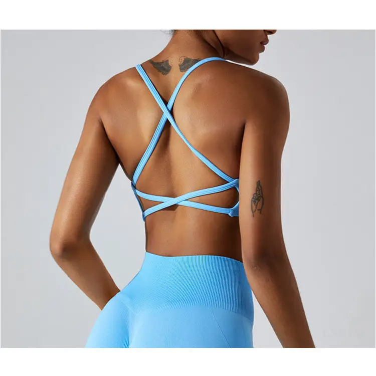 Soutien-gorge de yoga sans couture - séchage rapide